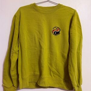 Stussy Women’s Chartreuse Crewneck Sweater
